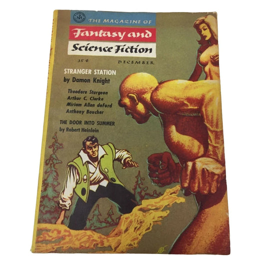 Vintage December 1956 The Magazine of Fantasy and Science Fiction- 12/56- Stranger Station A+ Stuff A+ Stuff