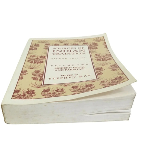 Sources of Indian Tradition: Modern India and Pakistan- 2nd Edition, Vol. 2 Paperback Book - A+ Stuff