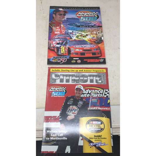 NASCAR 2005 Advance Auto Parts 500 Race Martinsville Souvenir Program