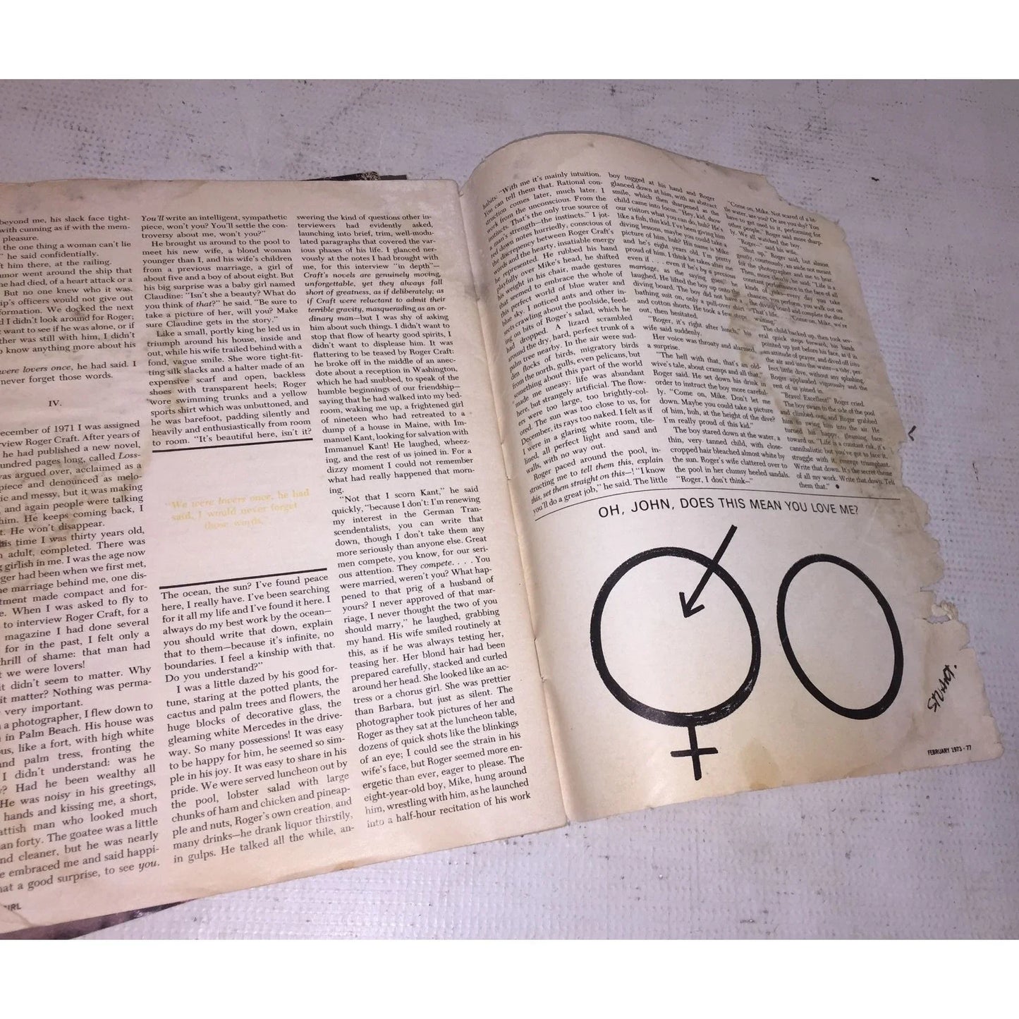Vintage Collectible Playgirl Magazine (For Women's Enjoyment) - A+ Stuff