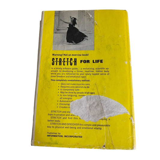 Stretch for Life by Millicent Linden - Vintage Health Exercise Book Millicent Linden A+ Stuff