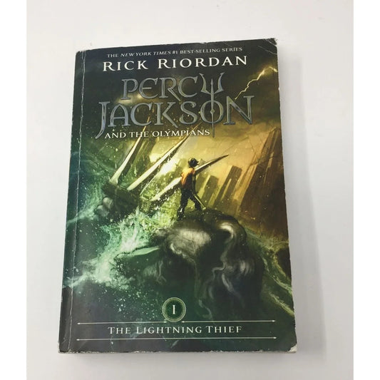 Percy Jackson The Lightning Thief Paperback book by Rick Riordan - A+ Stuff