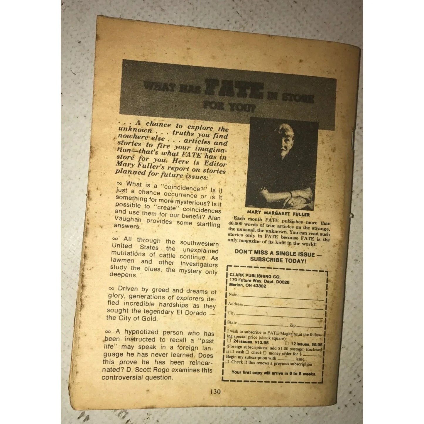 FATE Magazine Booklet December 1979 Volume 32 Number 12 - A+ Stuff