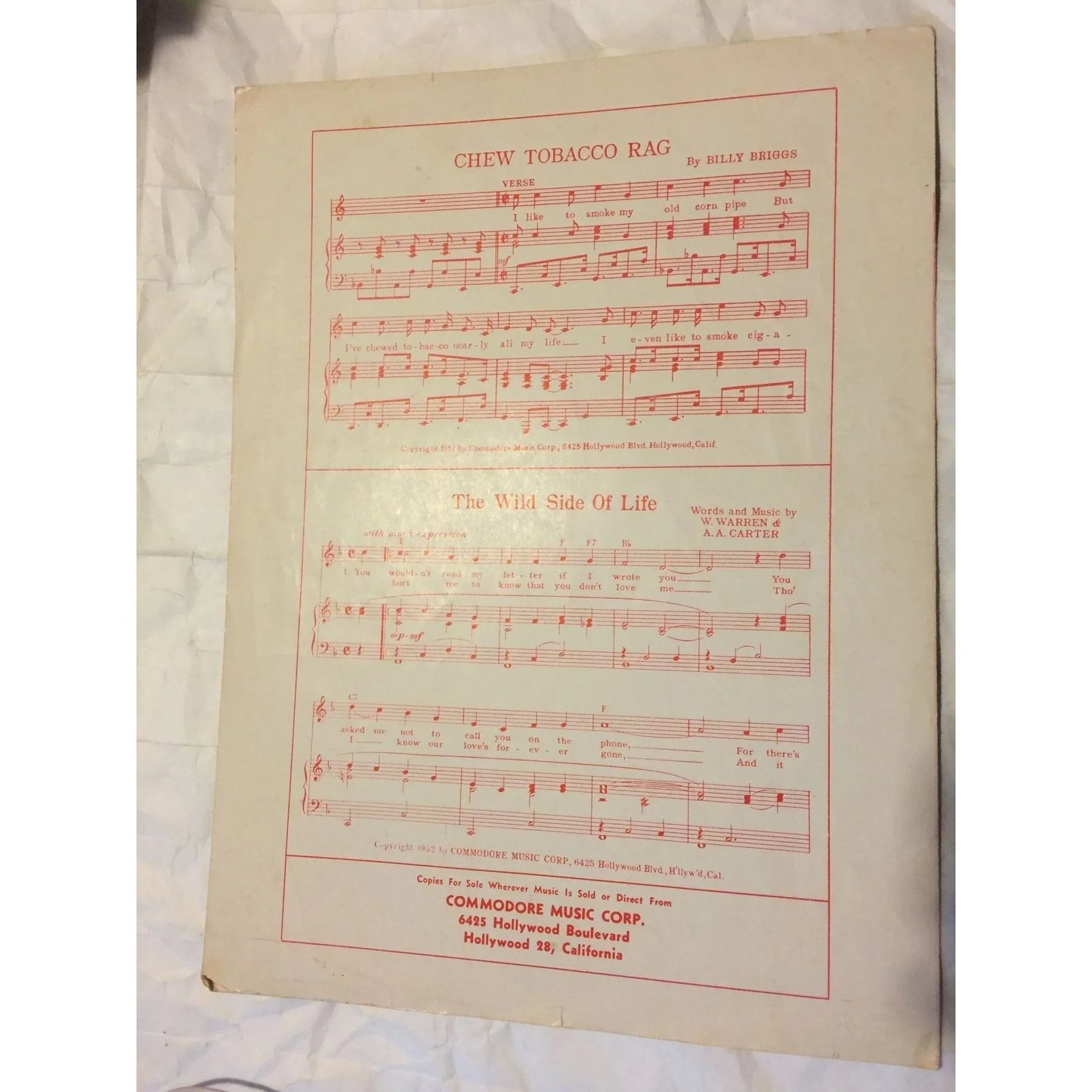 Ain't That A Shame by Antoine Domino & David Bartholomew Vintage Sheet Music Book - A+ Stuff