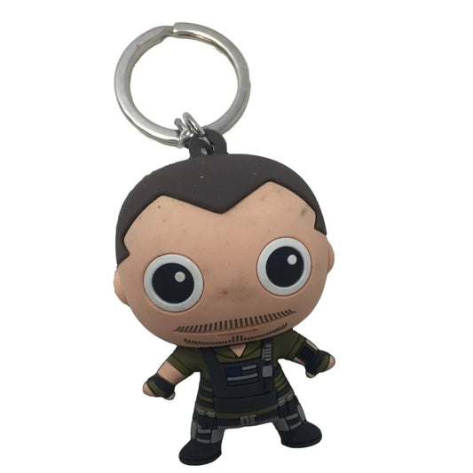 DC Comics Rick Flag Suicide Squad Keychain - A+ Stuff
