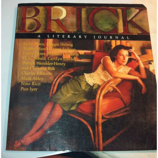 BRICK A Literary Journal Spring 2002 Vintage Paperback Book - A+ Stuff