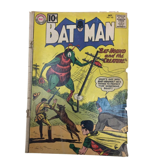 Batman ''Bat Hound and the Creature'' (Oct. Number 143) - A+ Stuff - comic book - A+ Stuff