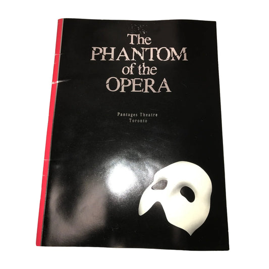The Phantom Of the Opera Pantages Theatre Toronto Book & 2 Theatre Programs - A+ Stuff
