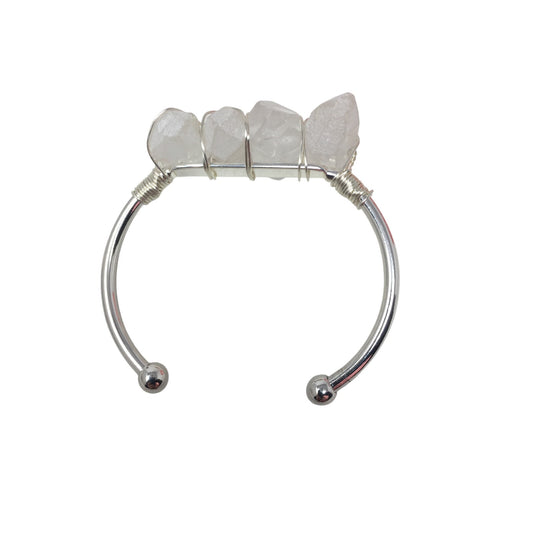 Kinsley Armelle Devi Collection Silver Quartz Bracelet