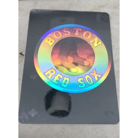 1991 Upper Deck MLB Baseball Boston Red Sox Team Logo Hologram Sticker Trading Card A+ Stuff A+ Stuff