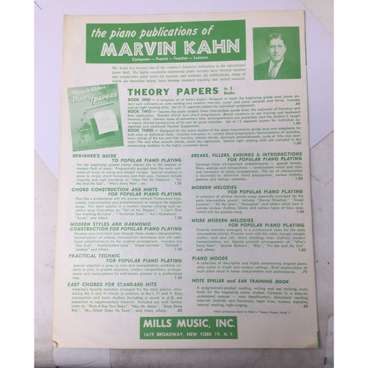 Vintage Copy of "The Little Drummer Boy" sheet music A+ Stuff A+ Stuff