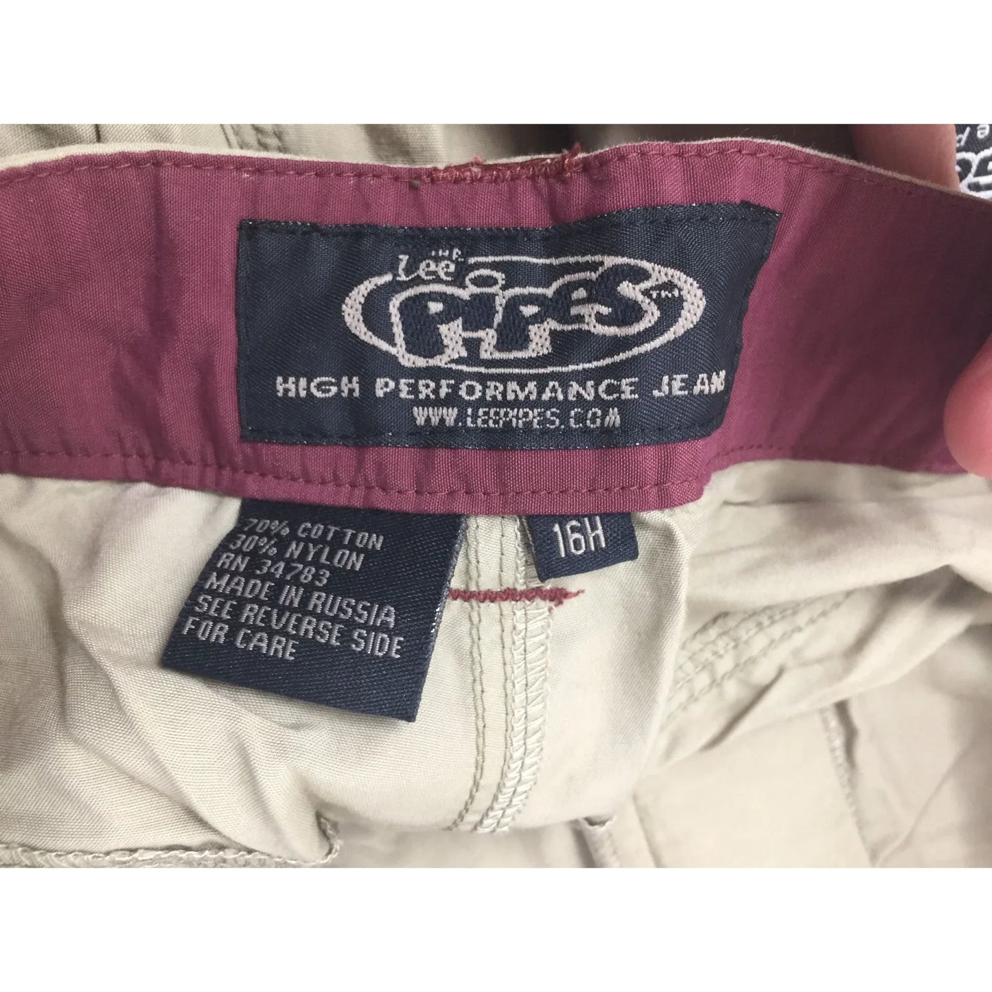 LEE Khaki Pants Size 16H with Pockets NWT - A+ Stuff