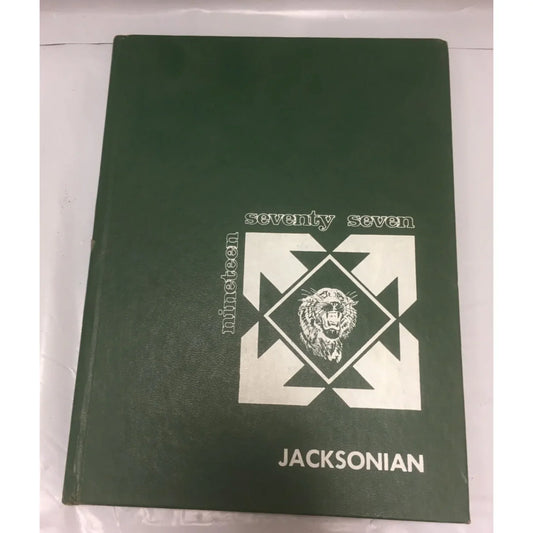 1977 Vintage Jacksonian Signed Middle School Hardcover Yearbook - A+ Stuff