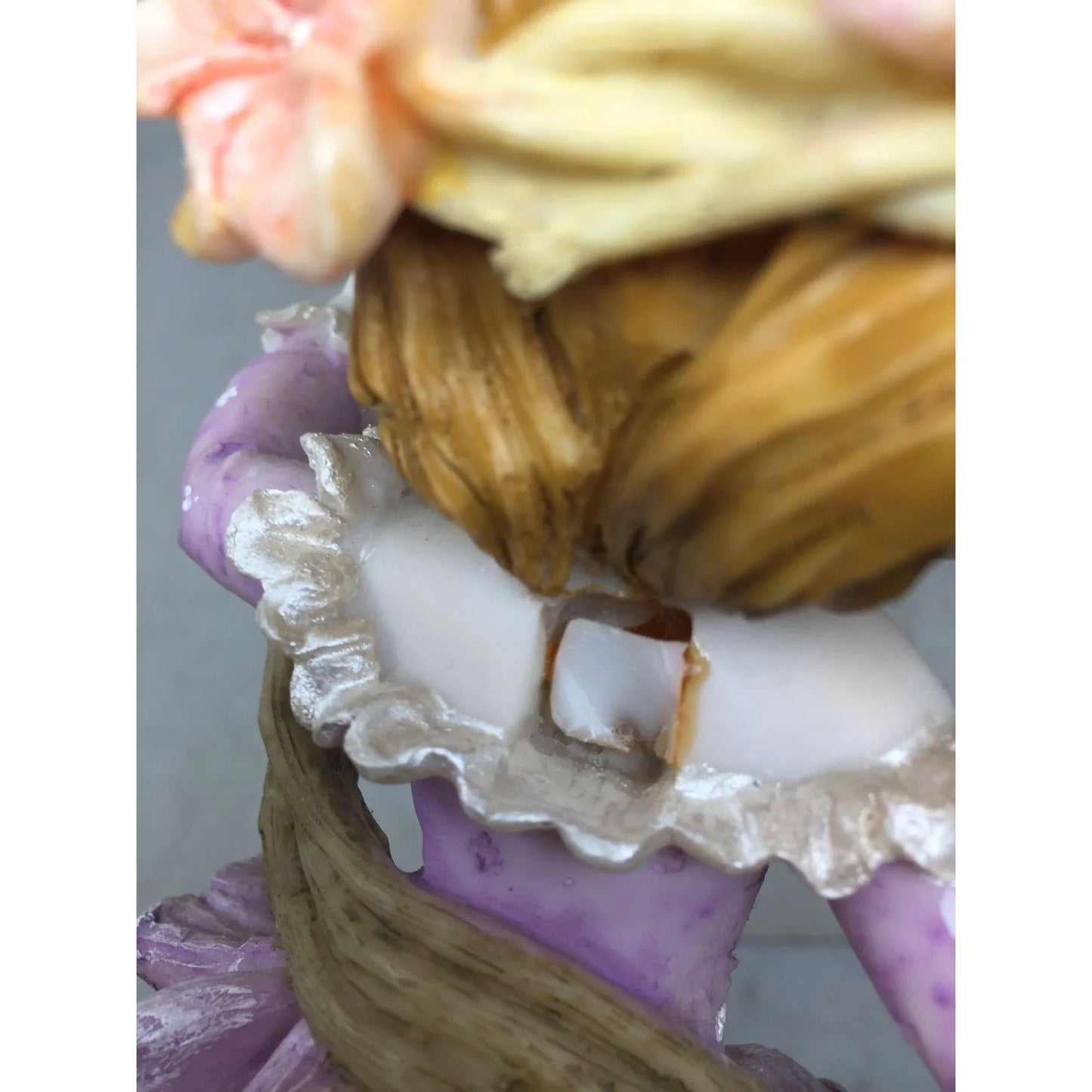 Precious Moments Collection Garden Girl Fairy wearing Flower Crown Figurine - A+ Stuff