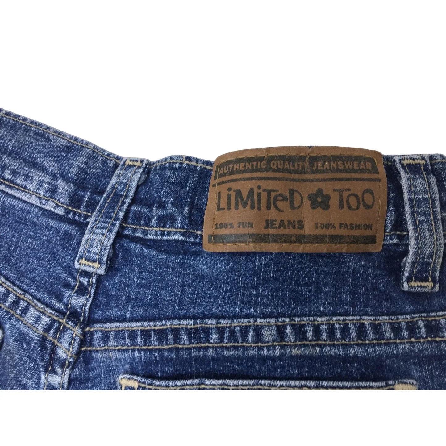 Limited Too Girls Jean Shorts Size 12 SLIM w/ Pockets - A+ Stuff