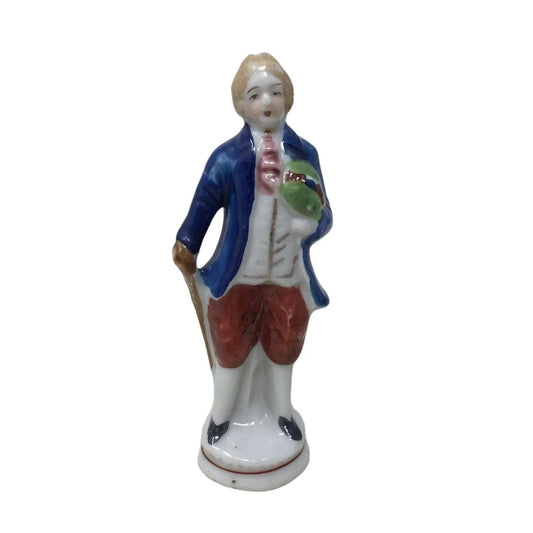 Vintage Japan Porcelain Victorian Figurine 4.25 in. tall A+ Stuff A+ Stuff