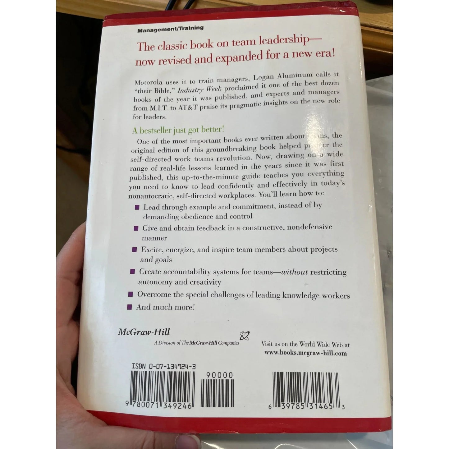 Leading Self-Directed Work Teams Hardcover book by Kimball Fisher - A+ Stuff