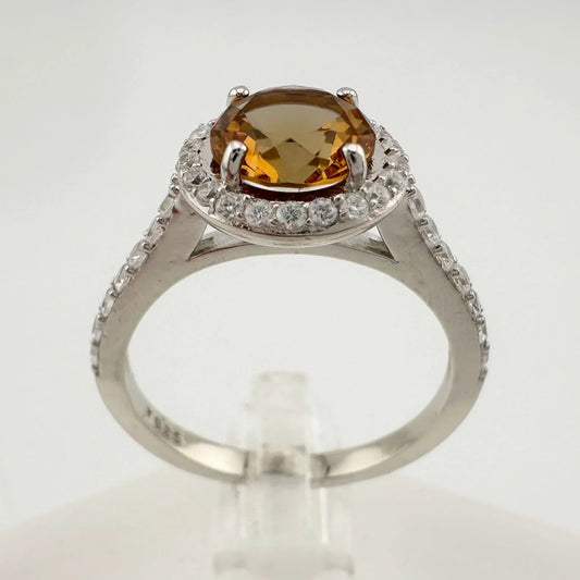 Beautiful Lab Created Sultanite Color Change Halo Ring - Size 6 - A+ Stuff