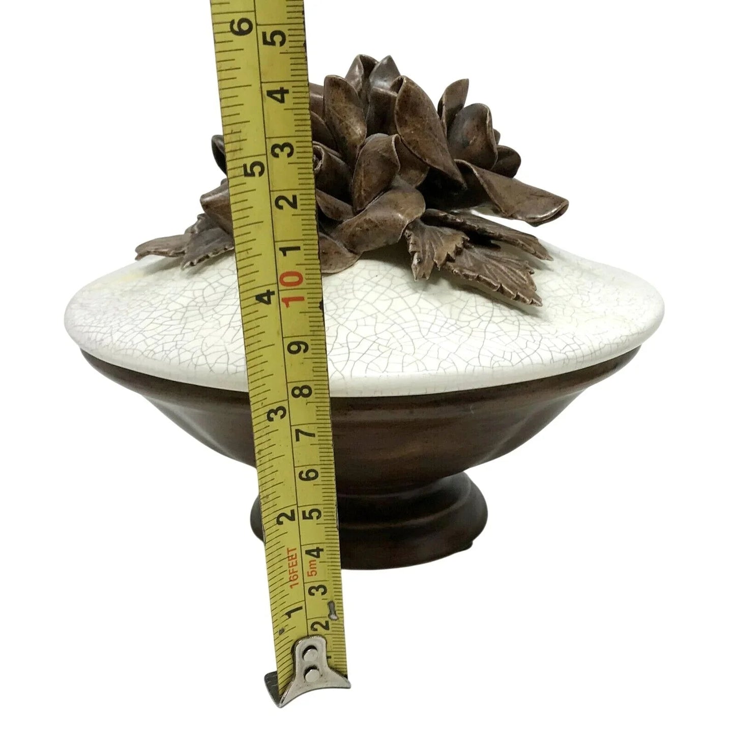 Beautiful Vintage Pitcher and Dish With Sculpted Roses Lid - Helen - decorative home accents - A+ Stuff