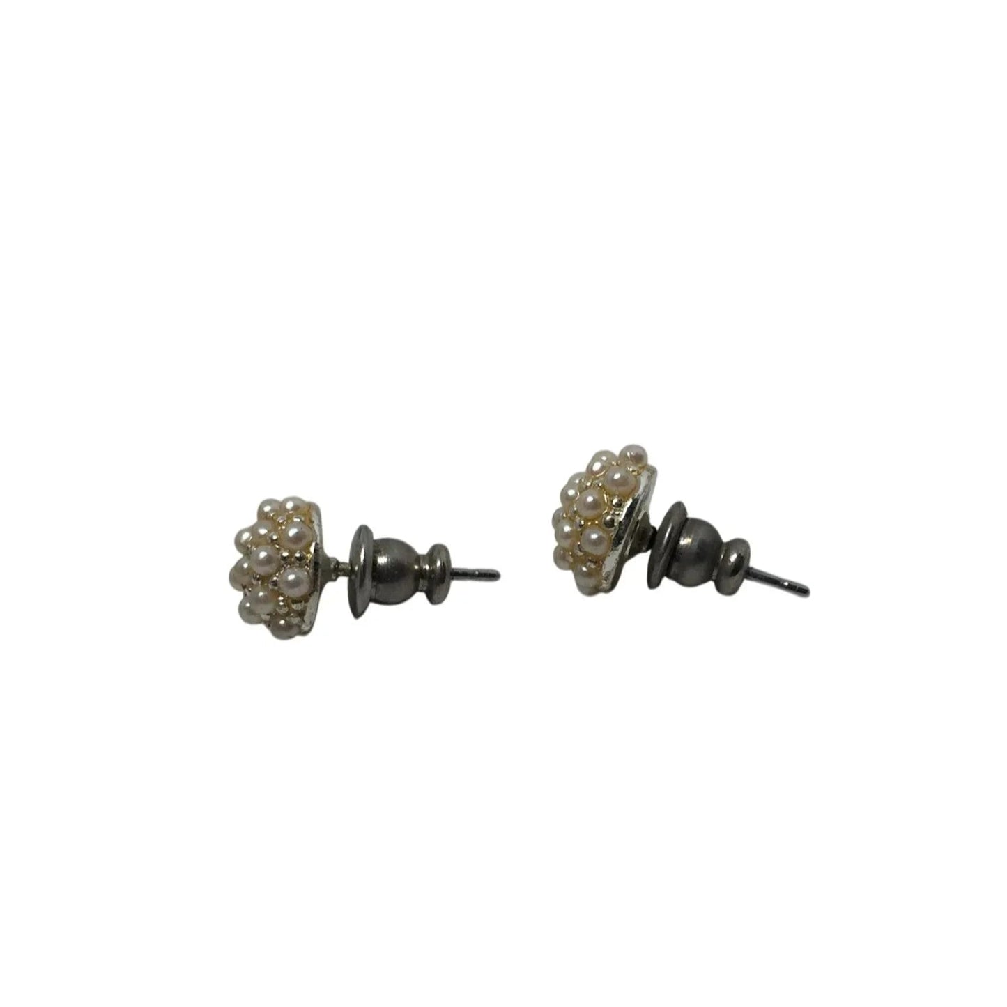 Beautiful Women's Faux Pearl Cluster Stud Earrings with backs - A+ Stuff - Earrings - A+ Stuff