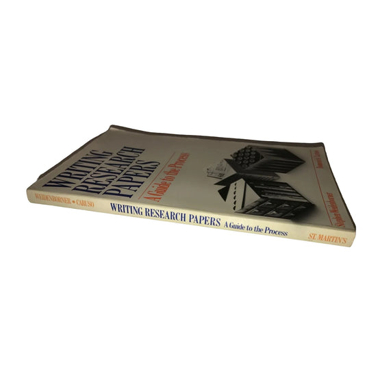 Writing Research Papers A Guide to the Process Domenick Caruso/Stephen Weidenborner - A+ Stuff