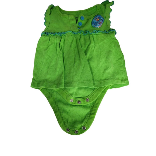Faded Glory Green/Blue Onesie Size 0-3M for Baby Girl - A+ Stuff