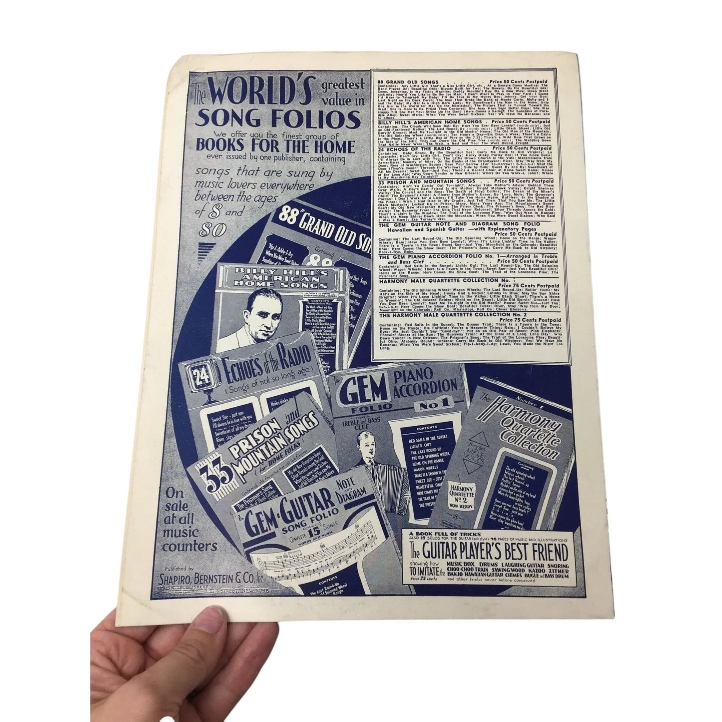 ''BLUE SHADOWS'' BY ANITA BOYER SHEET MUSIC BOOK - A+ Stuff - SHEET MUSIC - A+ Stuff