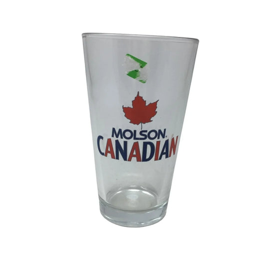 Vintage MOLSON CANADIAN Clear Glass Cup with number 32 On The Bottom - A+ Stuff