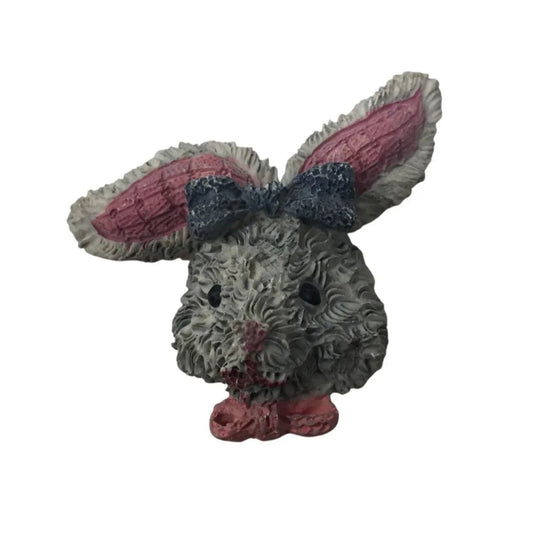 Bunny Rabbit Brooch Pin - Rabbit Wearing A Bow Tie and Bow on its head - A+ Stuff - pin - A+ Stuff