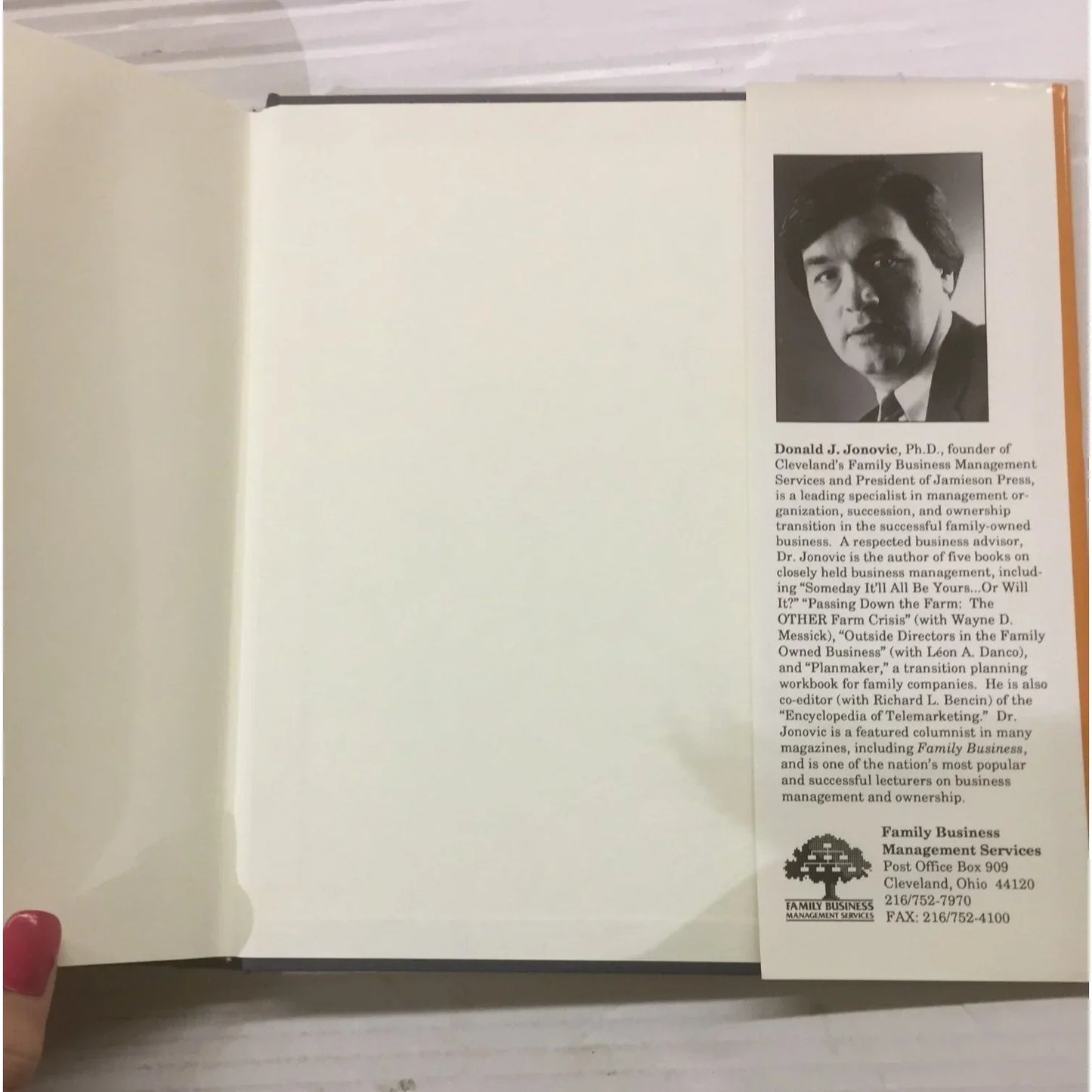 Someday It'll All Be...Who's? The Lighter Side of The Family Business- Leon Danco/Donald Jonovic - A+ Stuff