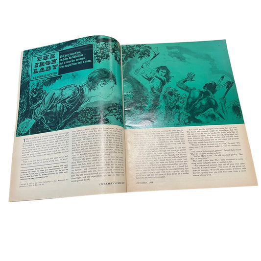 Literary Cavalcade Oct. 1968 The Patriots Vintage Paperback - A+ Stuff