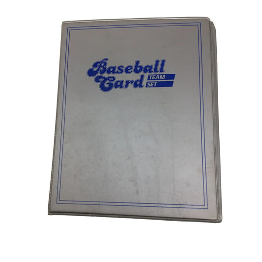 Vintage 88' Baseball Card Team Set Book w/ Baseball Cards- Mark Mcgwire, Rick Rodriguez, Etc... - A+ Stuff