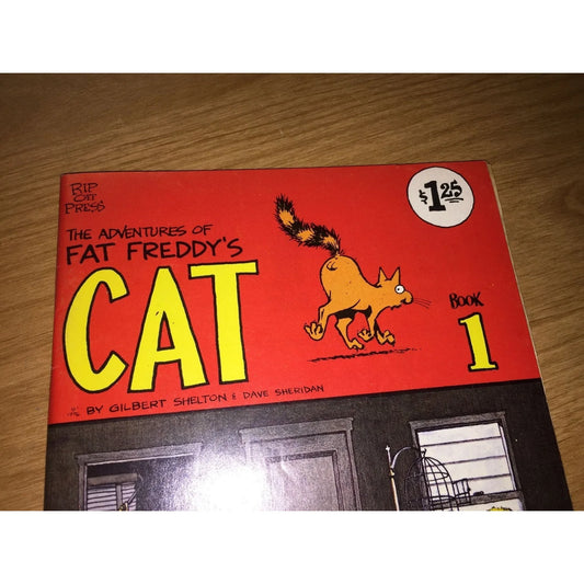 FAT FREDDY’S CAT #1 Vintage Comic book by Gilbert Shelton - A+ Stuff