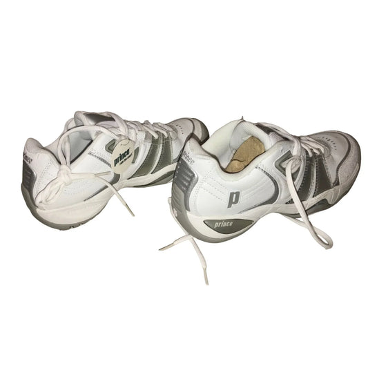 Prince T10 Women's White and Gray Tennis Shoes - A+ Stuff
