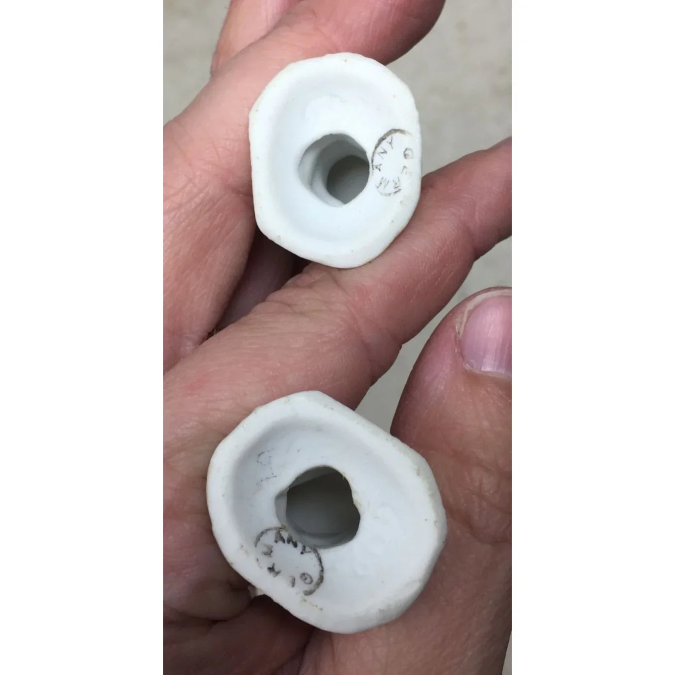Two Small Miniature Ceramic Seagull Figurines- Made in Germany - A+ Stuff