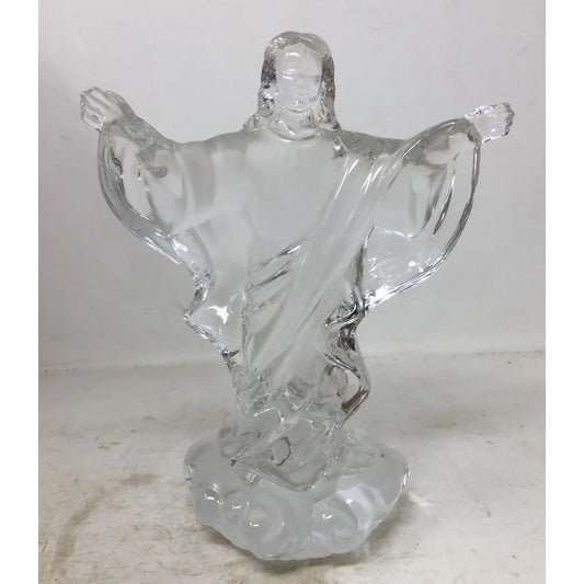 Jesus Christ “The Ascension" Statue Figurine Christian Lenox 9" Fine Crystal lenox A+ Stuff