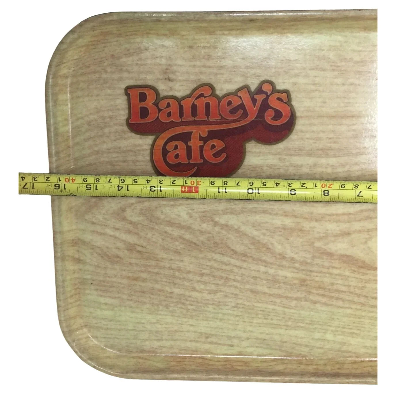 Set of 3 Barney's Cafe Hard Plastic Vintage Food Trays - A+ Stuff