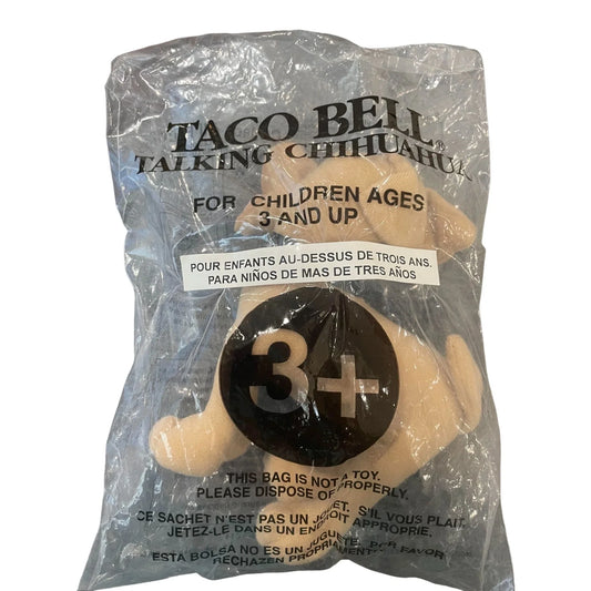 New/Sealed Taco Bell Talking Chihuahua- Does Not Work - A+ Stuff