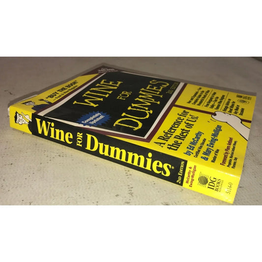 Wine for Dummies Mary Ewing-Mulligan and Ed McCarthy book - A+ Stuff