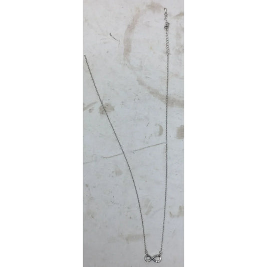 Women's Silver tone Necklace with Infinity Symbol & Words "Forever" on the infinity symbol A+ Stuff A+ Stuff