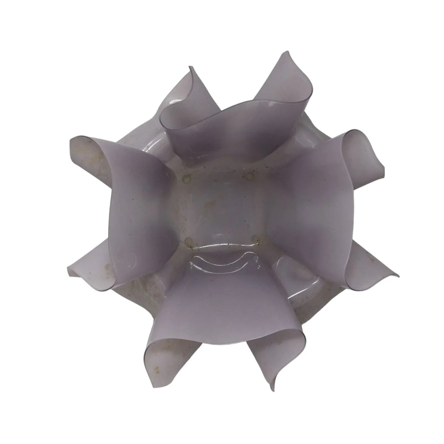 Large Lily Purple Plastic Flower Pot/Planter (About 11 inches tall) - A+ Stuff