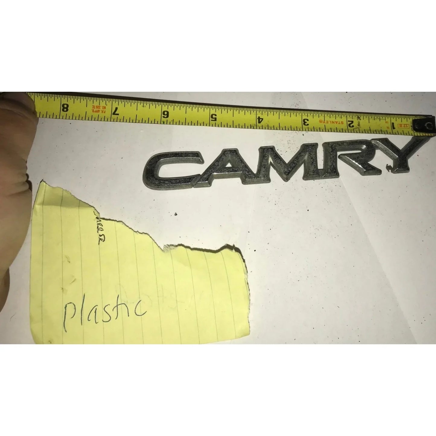 CAMRY Silver Auto Patch Emblem/Hood Ornament - A+ Stuff