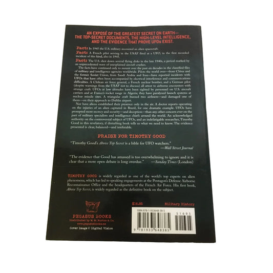 Need to Know: UFOs, the Military and Intelligence Paperback book by Timothy Good - A+ Stuff