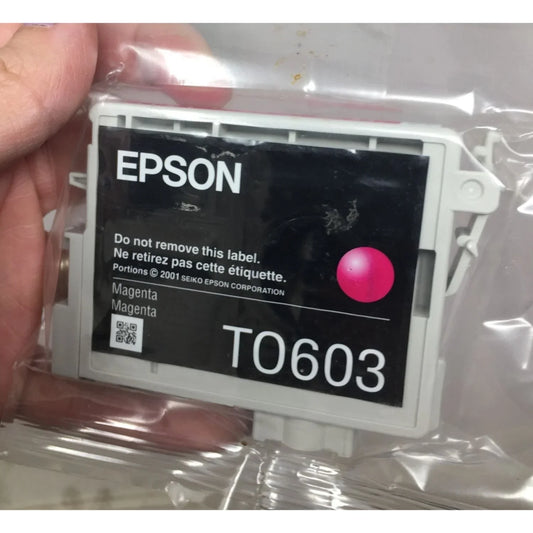 Epson 1- TO603 Magenta/2- TO604 Yellow Inks for Printer- New Factory Sealed - A+ Stuff