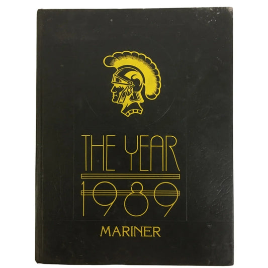 Marian Catholic High School "The Year 1989 Mariner" Vintage Yearbook - A+ Stuff