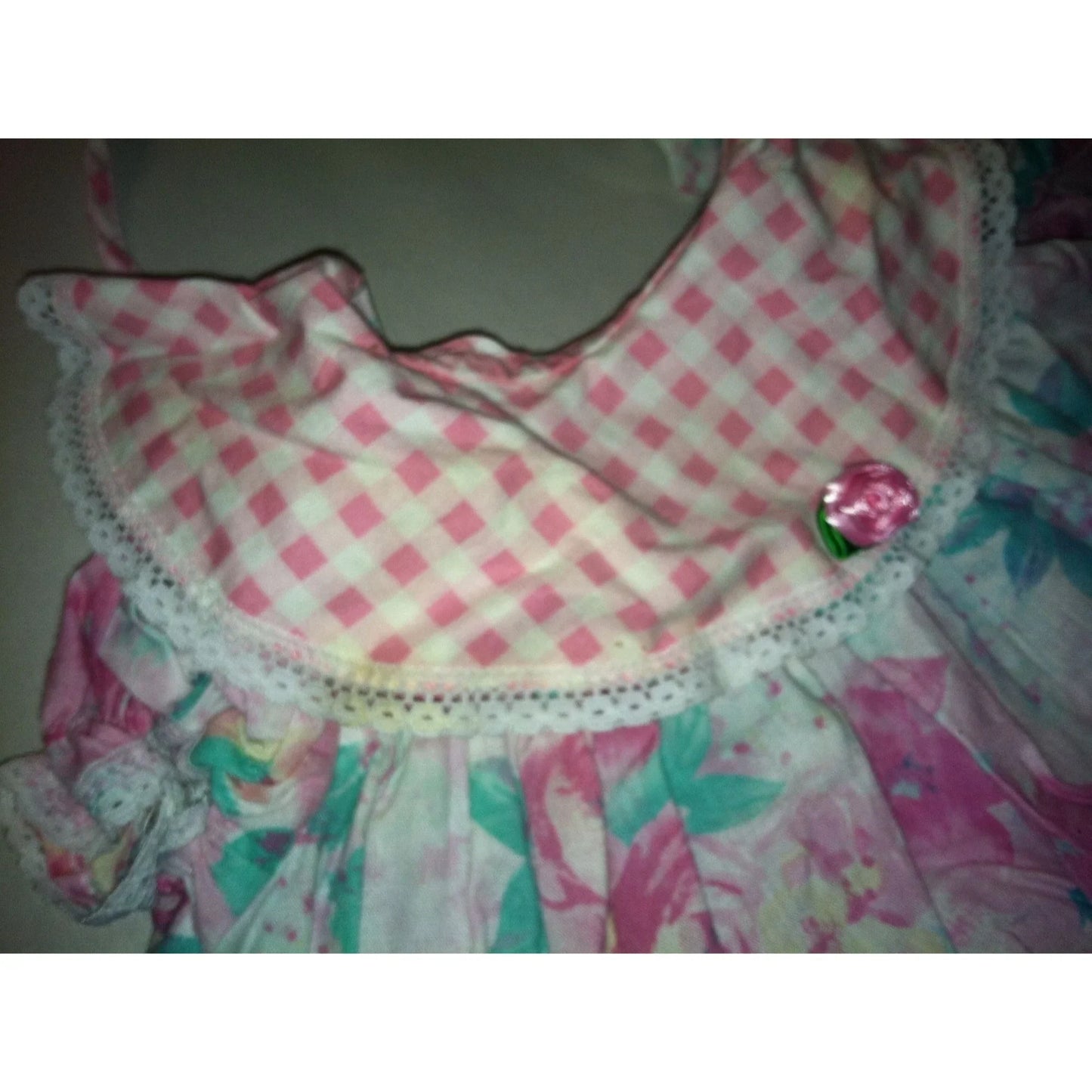 Pride 'N Joy Baby Girl Size 6/9 Months Colorful Floral Summer Dress with Sun Hat - A+ Stuff