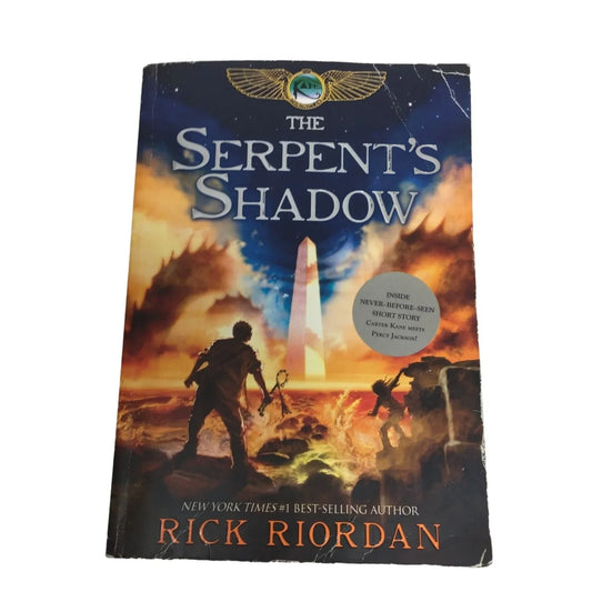 The Serpent's Shadow Paperback book by Rick Riordan - A+ Stuff