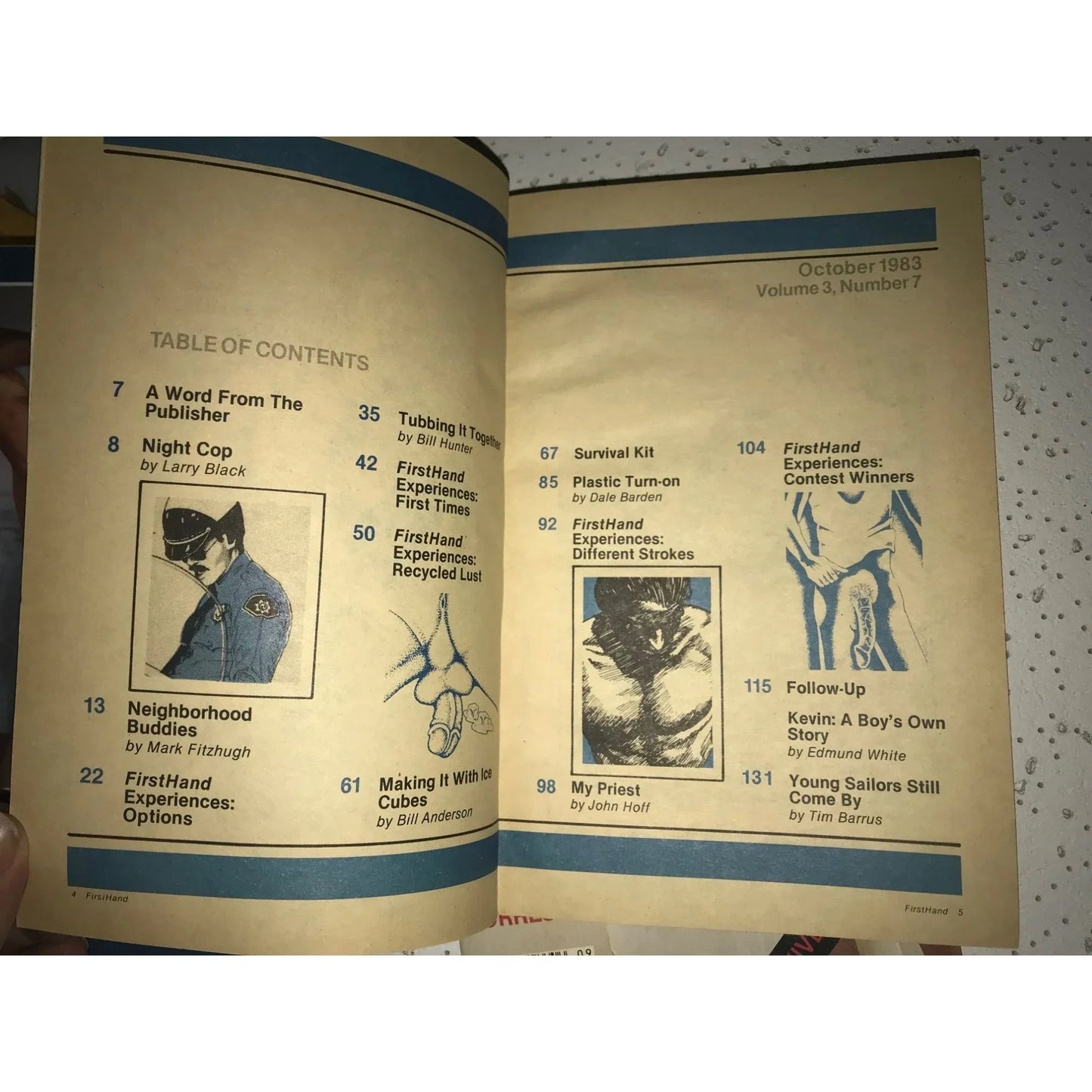 Vintage Men's Gay Magazines (4)- First Hand Experiences for Loving Men - A+ Stuff