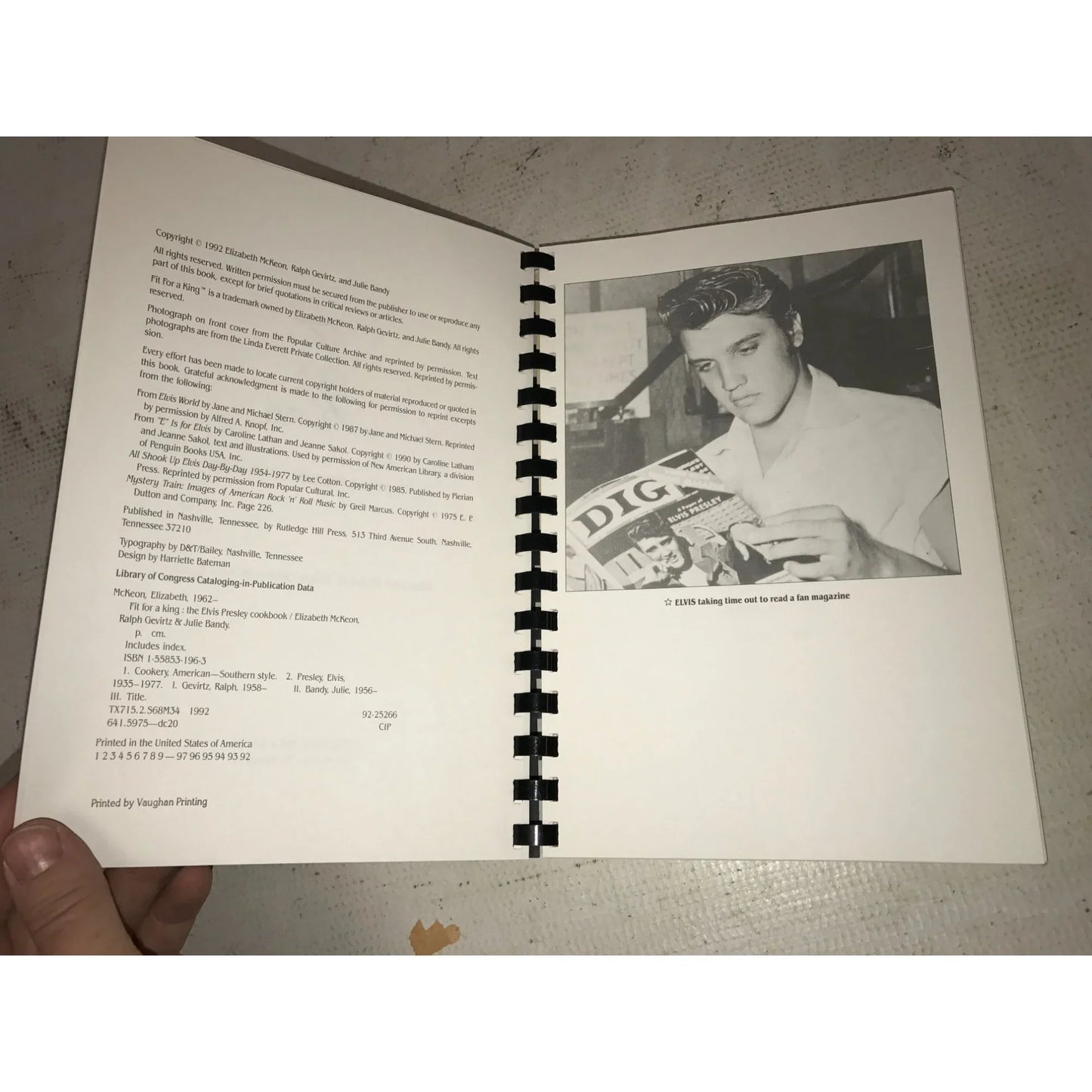 Fit for A King The Elvis Presley Cookbook - A+ Stuff