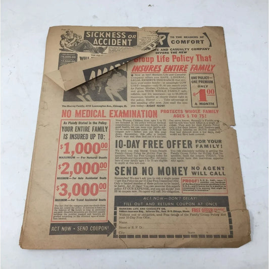 Vintage Collectible Comfort & Needlecraft Home Arts Magazine Nov. 1941 Comfort & Needlecraft Home Arts A+ Stuff
